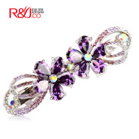 Regent hair accessories Korean alloy colorful hair clip clip children's headdress accessories Violet