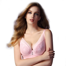 Urban Beauty Bra New Urban Silk Language Bra Women Gather Underwear D/E Cup 088552 Pink 90E/40