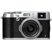 富士（FUJIFILM）X100T 數(shù)碼旁軸相機 （1630萬像素 3.0英寸屏 23mmF2定焦鏡頭 混合取景器 WiFi）銀色